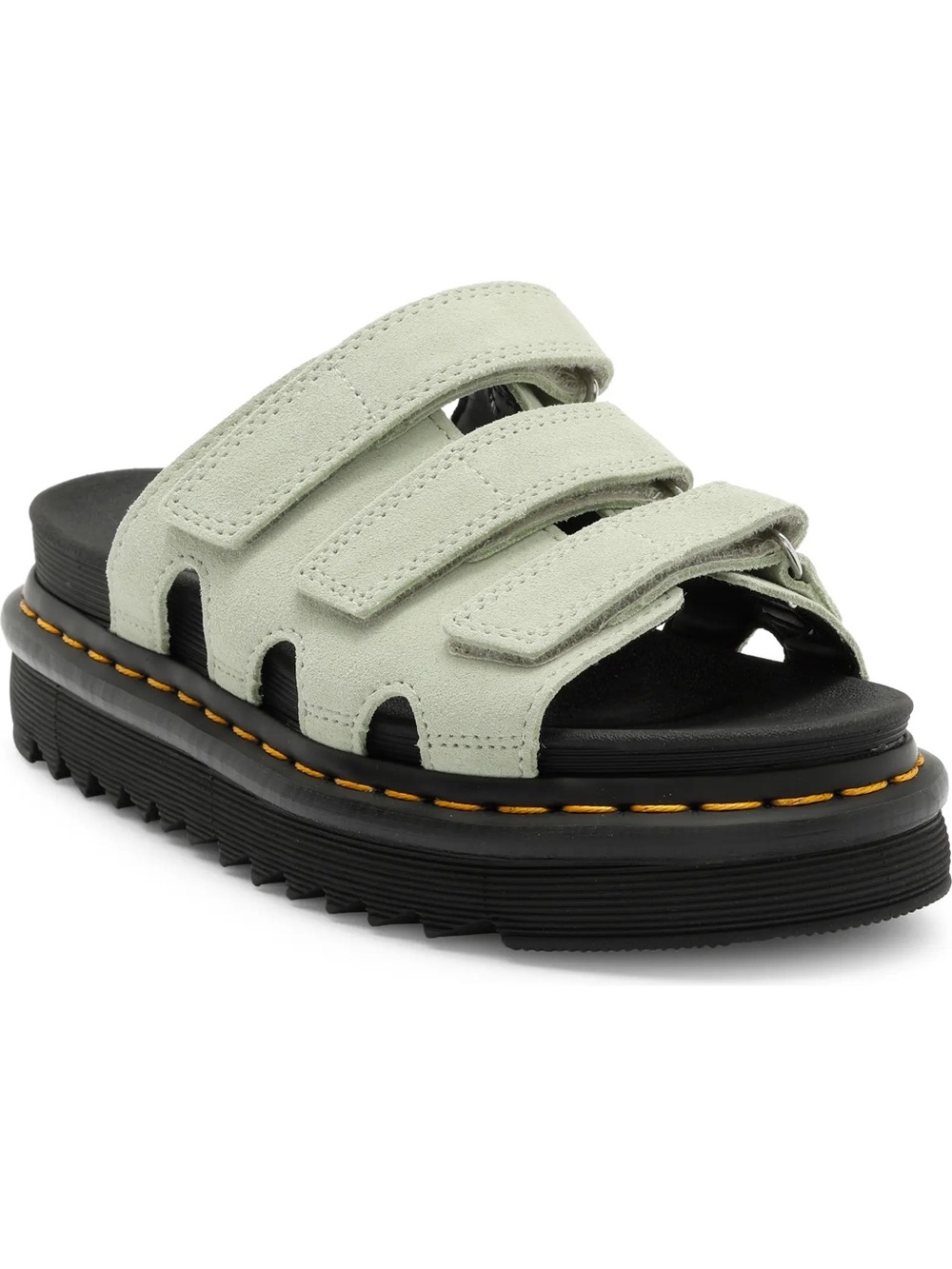 Dr. Martens Raine Platform Slide Sandal Sage Green Womens 7